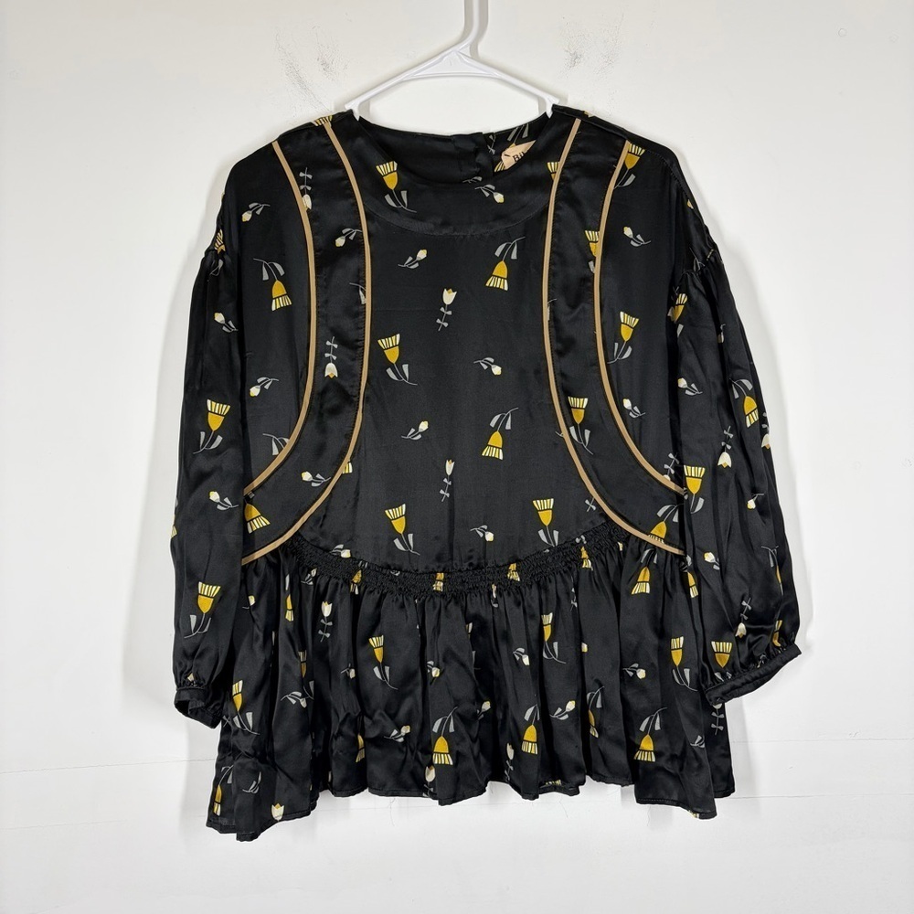 Bibliotheque New York 100% Silk Blouse Size Small